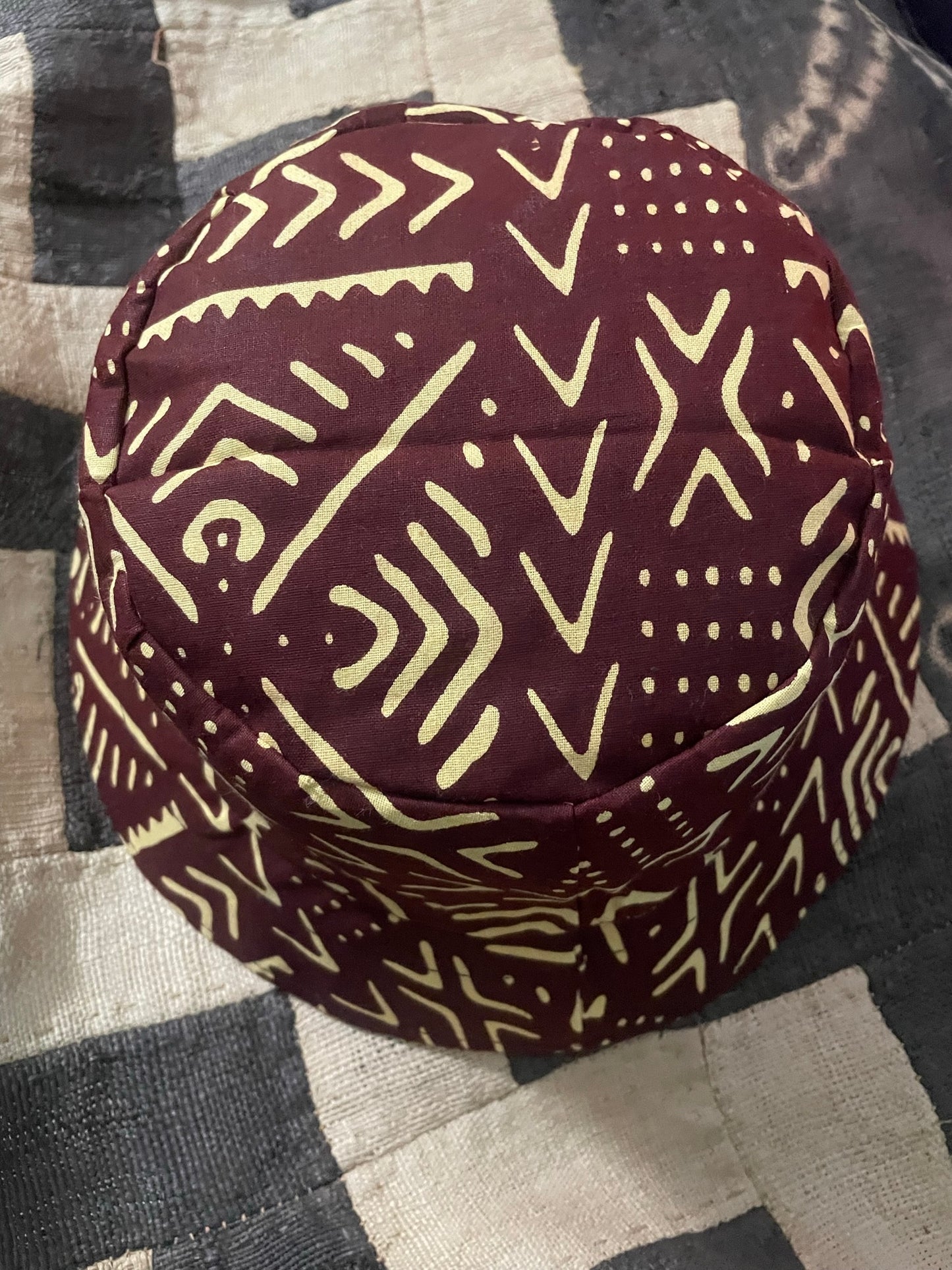 LARGE AFRICAN PRINT BUCKET HAT 2