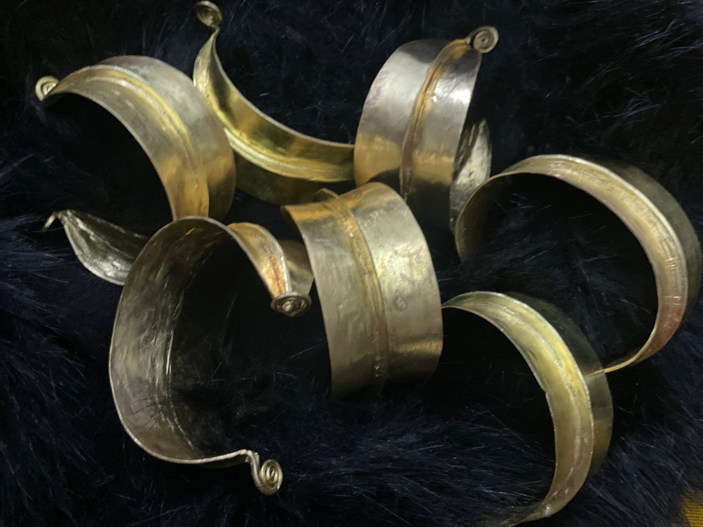 10 FULANI CUFF EARRINGS HANDMADE AND ADJUSTABLE WHOLESALE lot of 10