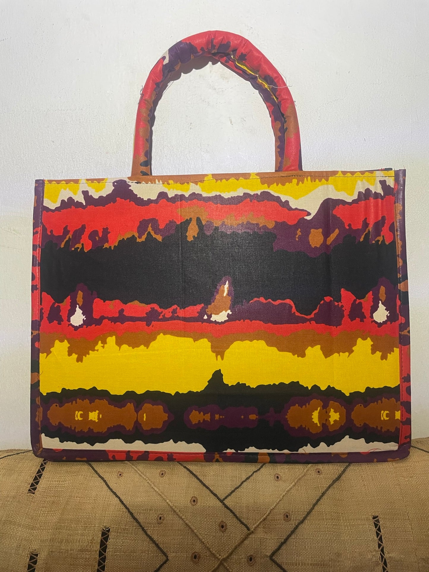 AFRICAN PRINT HANDBAG 19