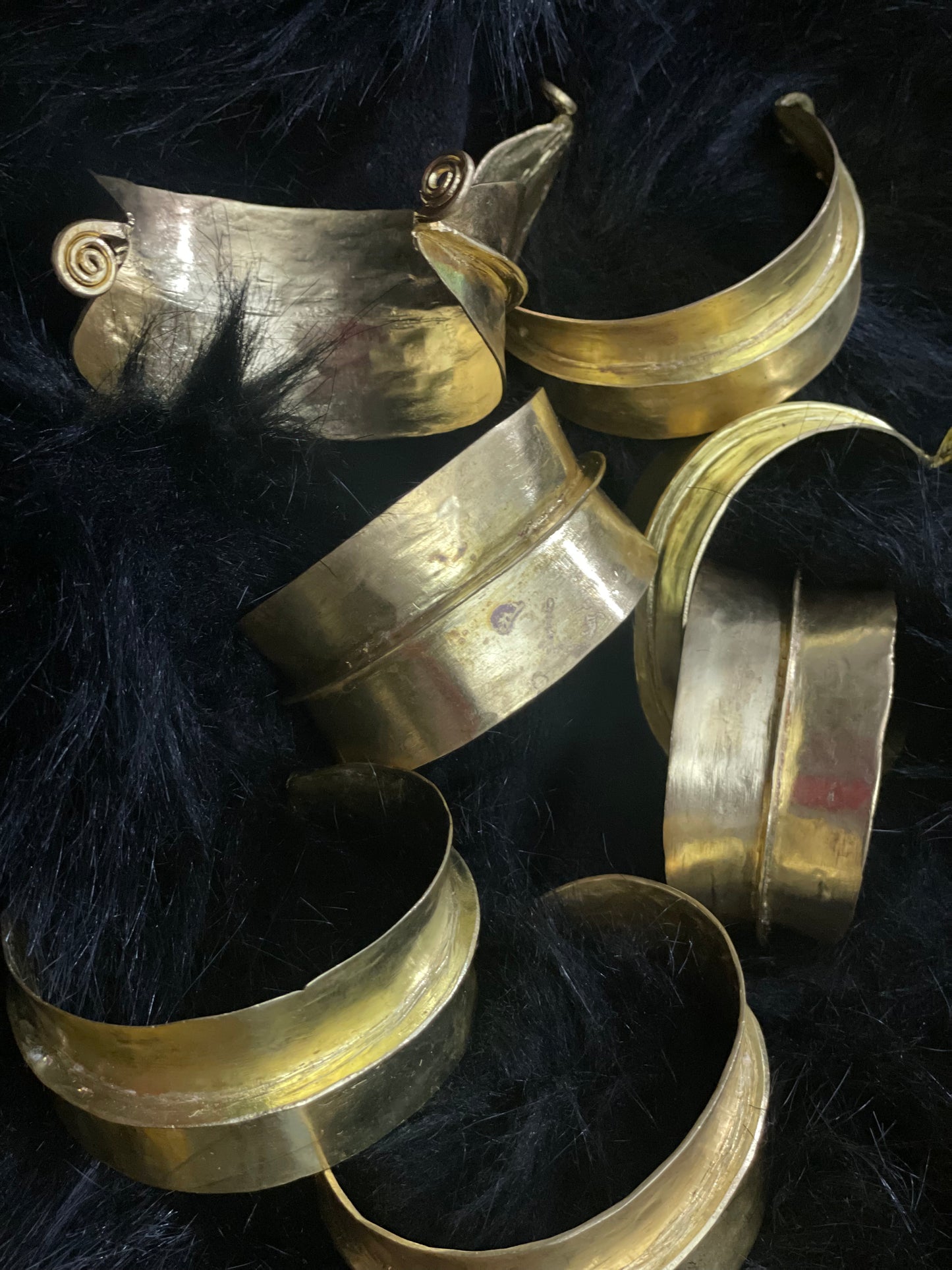10 FULANI CUFF EARRINGS HANDMADE AND ADJUSTABLE WHOLESALE lot of 10