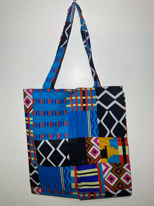 AFRICAN PRINT TOTE 10