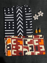 Load image into Gallery viewer, 2 Headwraps and 2 Earrings Bundle 23
