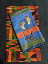 Load image into Gallery viewer, 2 Headwraps and 2 Earrings Bundle 25
