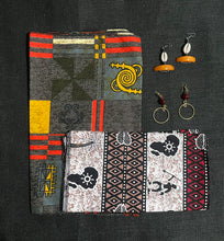 Load image into Gallery viewer, 2 Headwraps and 2 Earrings Bundle 24
