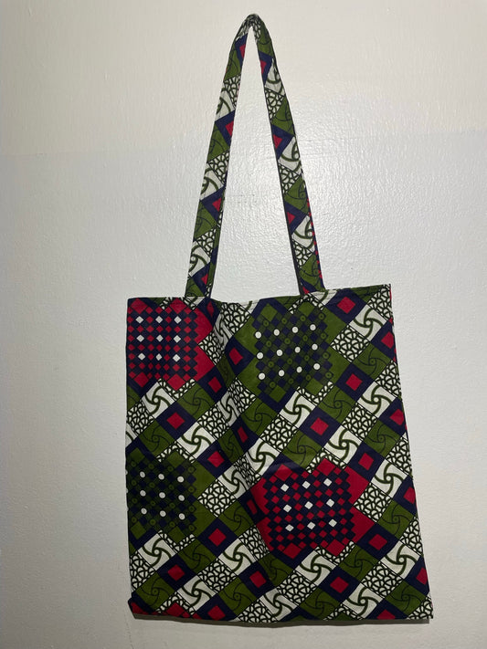 AFRICAN PRINT TOTE 7
